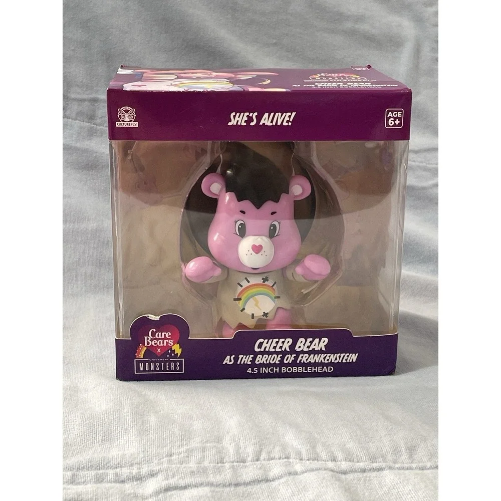 NEW Set of Care‎ Bears X Universal Monsters - Good Luck, Cheer, & Grumpy Bear